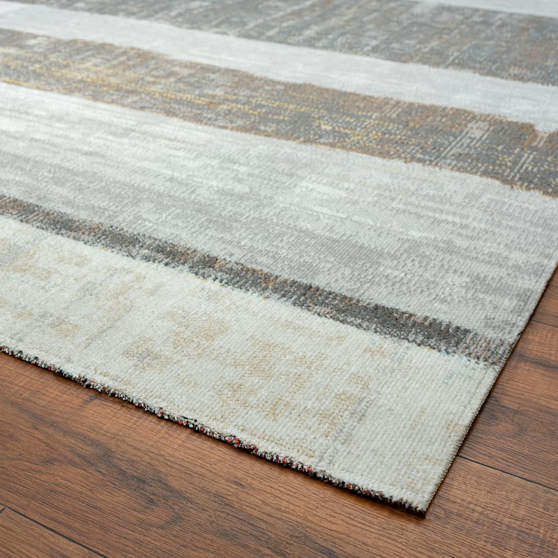 N Natori 24-Seven Outdoor/Indoor Modern Geometric Area Rug