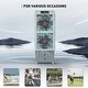 preview thumbnail 9 of 9, Commercial Portable Evaporative 3-in-1 Cooling Fan Double Tower Oscillating Fan With 9.3 Gal Water Tank