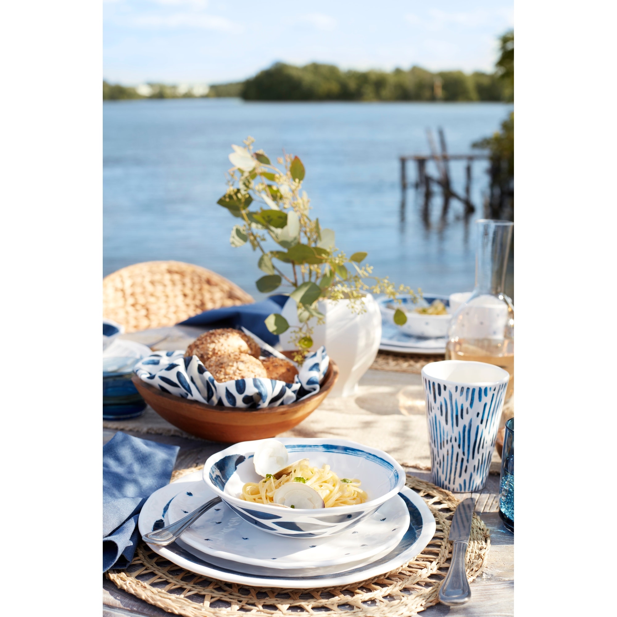 Lenox Blue Bay Lenox White Dishes Melamine Lenox Dinner Plate