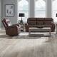 Option Sofa, Recliner Cognac Leather