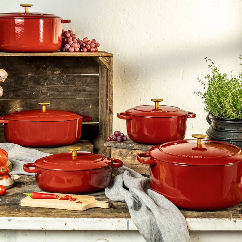 BALLARINI Bellamonte Cast Iron 4.75-qt Oval Dutch Oven - 5-qt