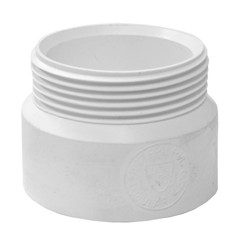 Jones Stephens P37000 1 1/2 PVC MARVEL ADPT - White