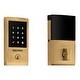 preview thumbnail 18 of 25, Baldwin Touchscreen Minneapolis Standalone Deadbolt Satin Brass and Brown
