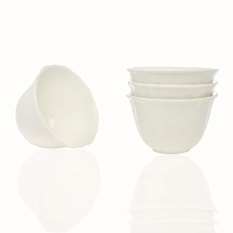 Red Vanilla Country Estate White Fruit Bowls (Set of 4)