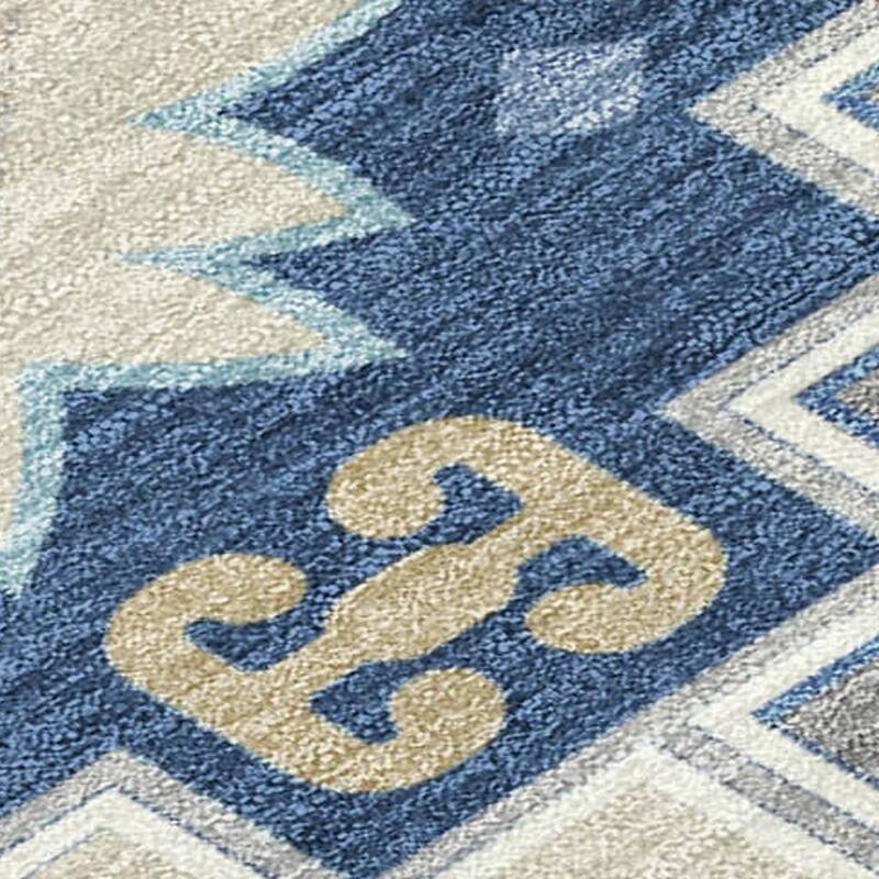 HomeRoots Southwestern Transitional Rectangle Outdoor Rug