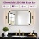 preview thumbnail 15 of 14, LED Bath Bar Black Vanity Light For Bathroom, Mirror, Sink, Or Dressing Room
