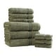 preview thumbnail 32 of 148, Superior Heritage Egyptian Cotton Absorbent 9-Piece Towel Set