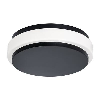 AFX EISF10LAJUD Eris 10" Wide LED Flush Mount Drum Ceiling Fixture