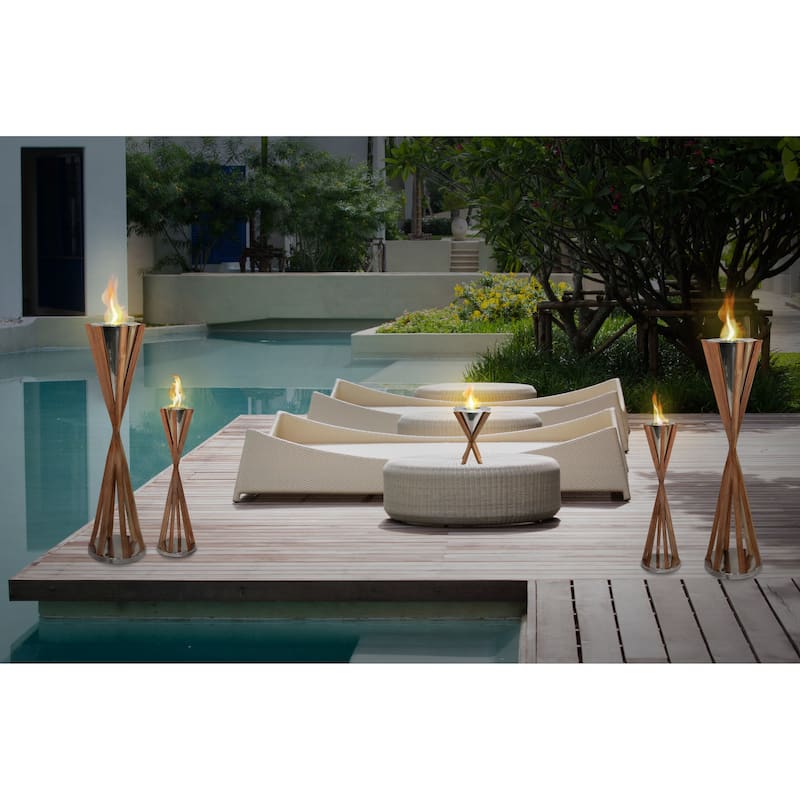 Anywhere Fireplace Fireplace Southampton Teak Tall Fireplace