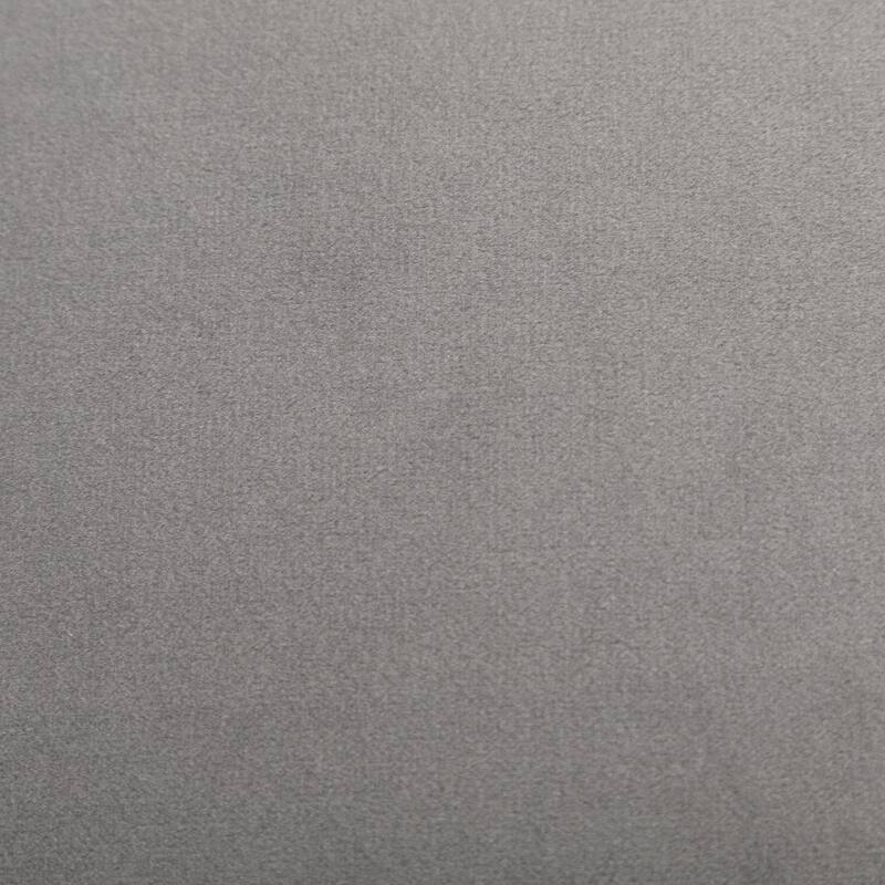 SEYNAR Modern Velvet 34.6''H Fixed Height Open-Back Bar Stool with Metal Footrest