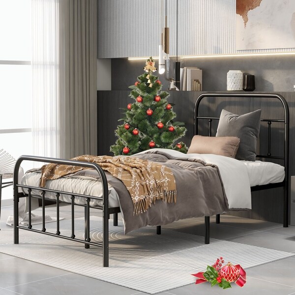 Single metal cot cheap