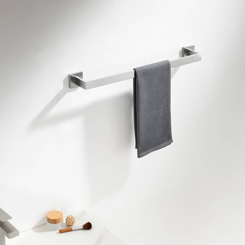 ANZZI 5-Piece Brushed Nickel Bathroom Accessories Set