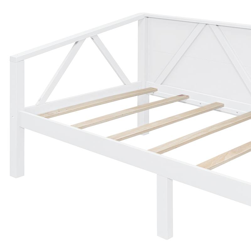 Twin/Full Size Daybed with Solid Wood Frame and Storage - Versatile Sofa and Bed for Small Spaces