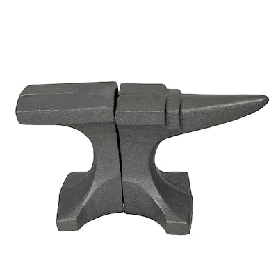 Cast Iron Anvil Bookends Set Of 2 With Smooth Flat Top - 8" L Book - 4.5 X 8 X 3.25 inches