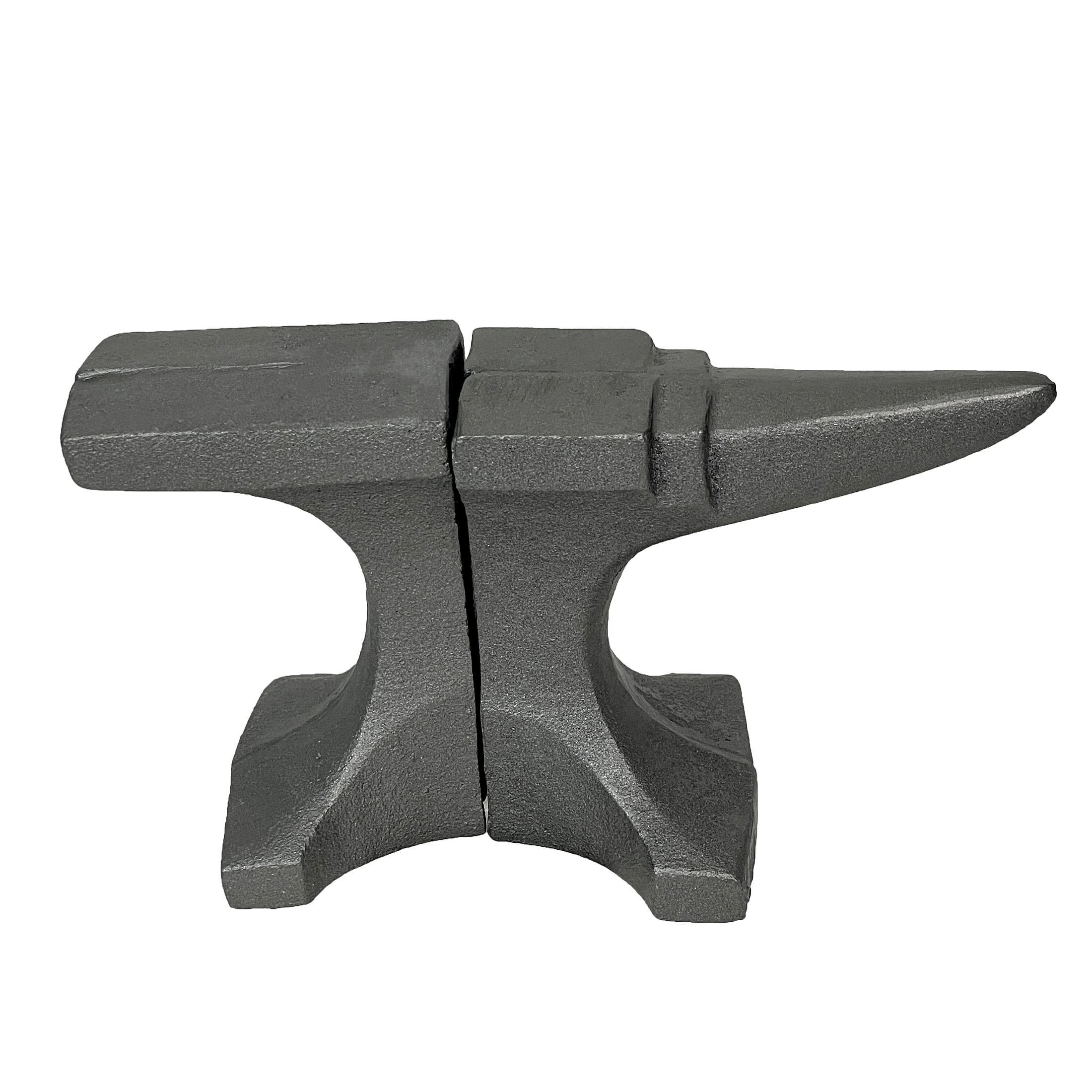 Cast Iron Anvil Bookends Set Of 2 With Smooth Flat Top - 8" L Book - 4.5 X 8 X 3.25 inches