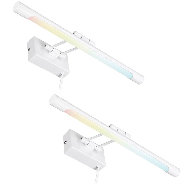 LED Picture Light, Swivel Metal Artwork Lamps, 2700K/3000K/4000K - 2PACK