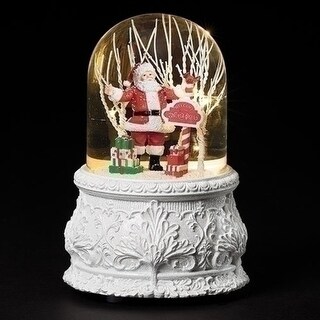 6" LED Lighted Santa Musical Christmas Snow Globe - Bed Bath & Beyond ...