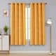 preview thumbnail 43 of 106, Deconovo Silver Line 52 Width Curtain Panel Pair (2 Panel) W52" x L72" - Orange Flame