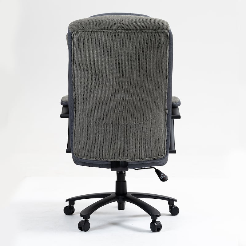 High back, skin friendly cotton fabric material office chair that can be raised and lowered