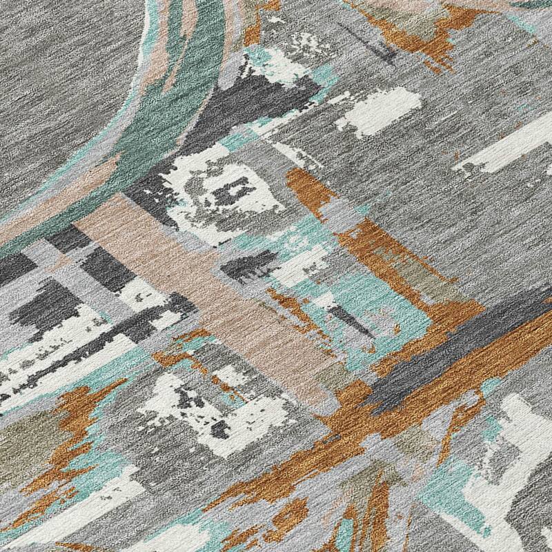 HomeRoots Geometric Transitional Rectangle Outdoor Rug