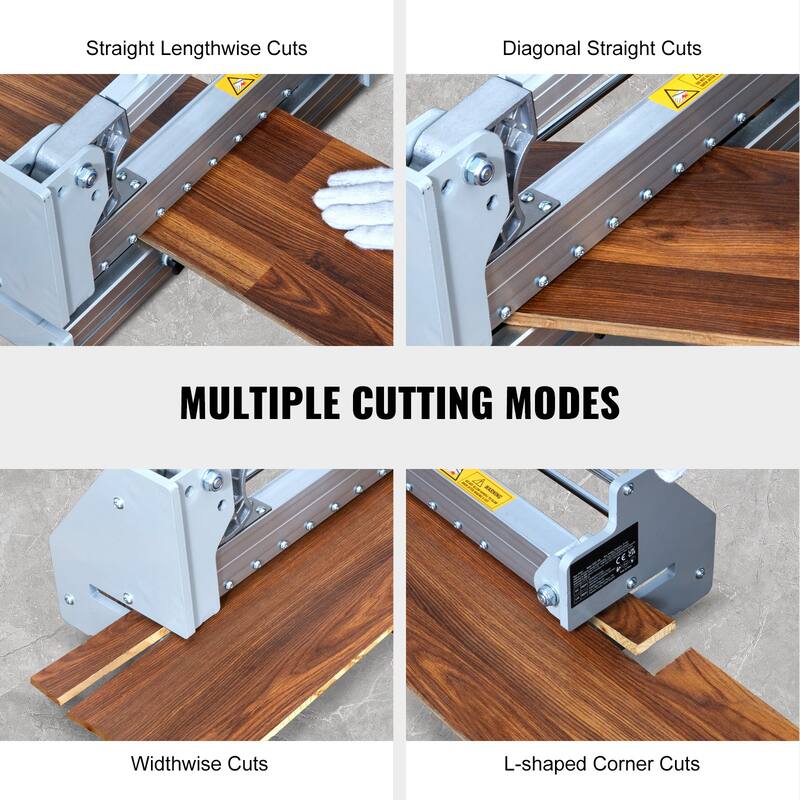 Floor Cutter 13 inch, Cuts Vinyl Plank, Laminate, Engineered Hardwood, Siding, 0.47in Cutting Depth Effortless And Easy Cutting