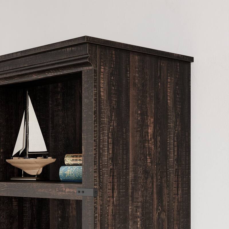 5 Tier Bookcase Modern Farmhouse Book Shelf