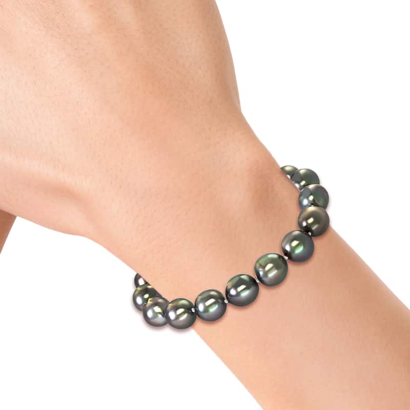 EFFY 18K White Gold Tahitian Pearl Bracelet