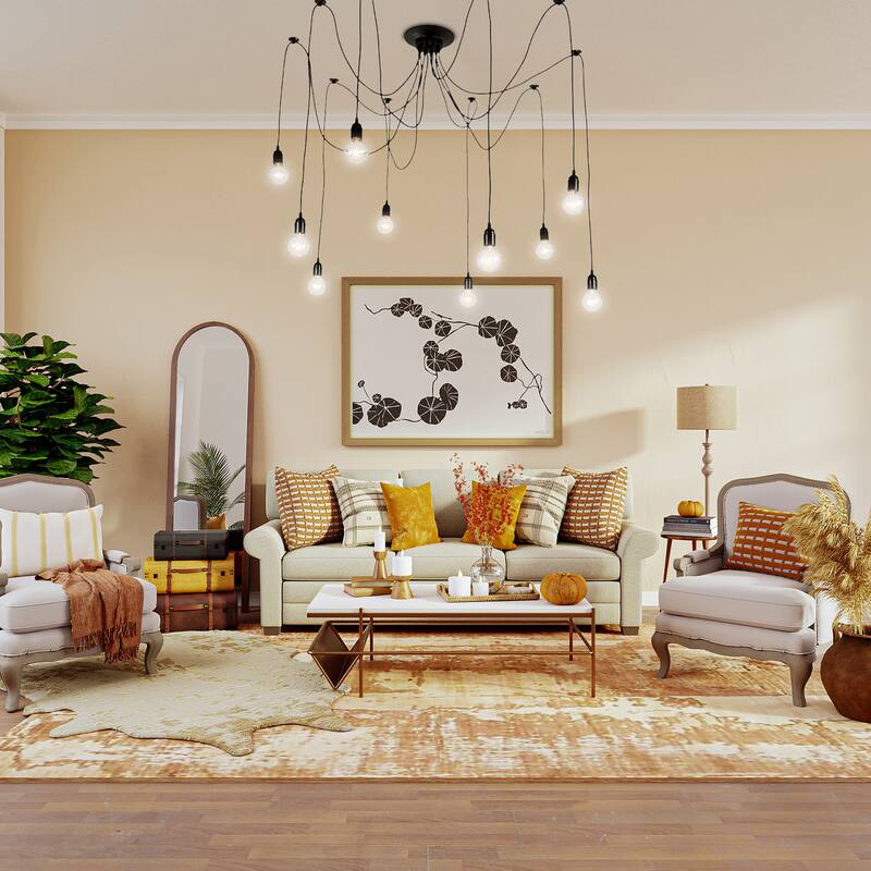 10 Arms Spider Light Chandelier DIY Kit for Multiple Pendant Ceiling, Vintage Industrial Kitchen Farmhouse Living Room Light