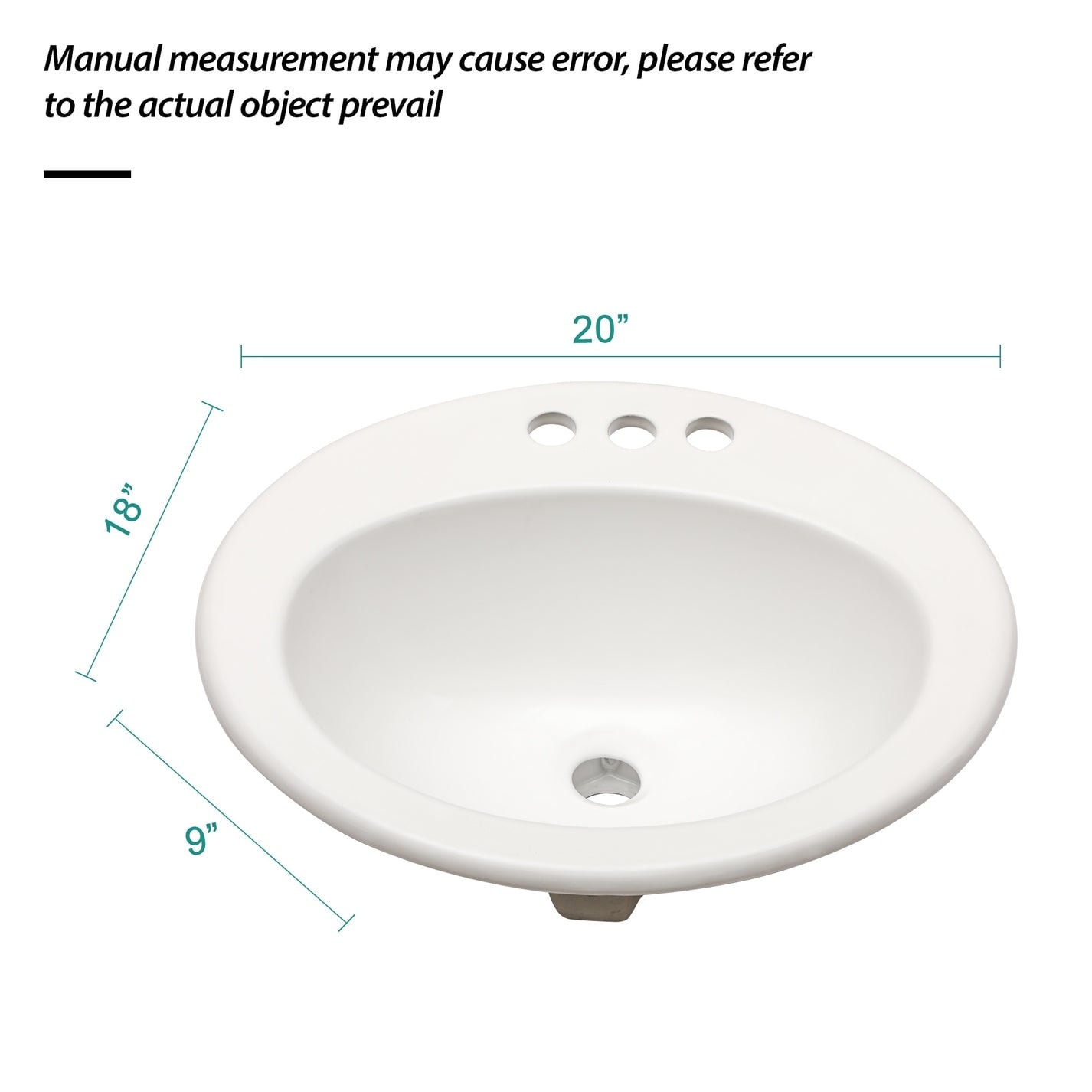 20 in. Oval White Ceramic Undermount Bathroom Sink with Faucet