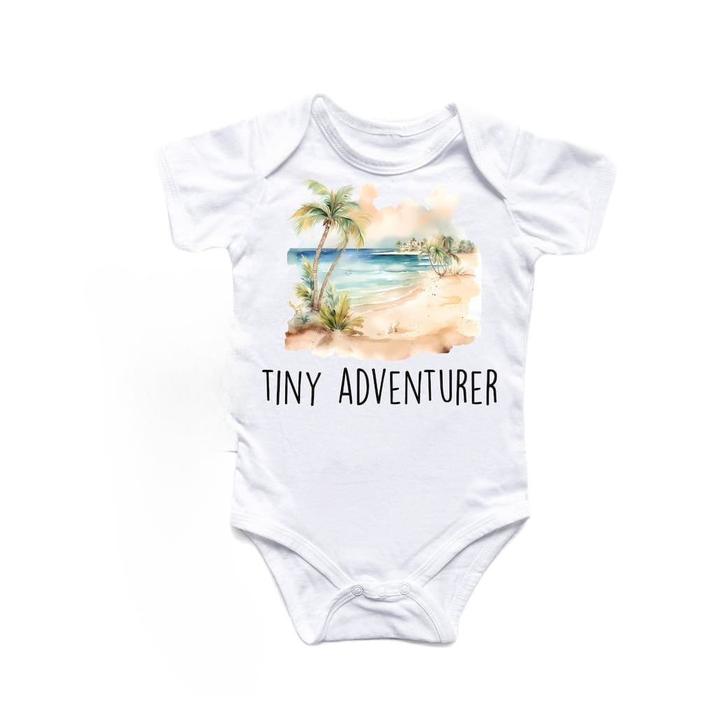 Adventure Beach - Baby Boy Girl Clothes Infant Bodysuit Funny Cute Newborn