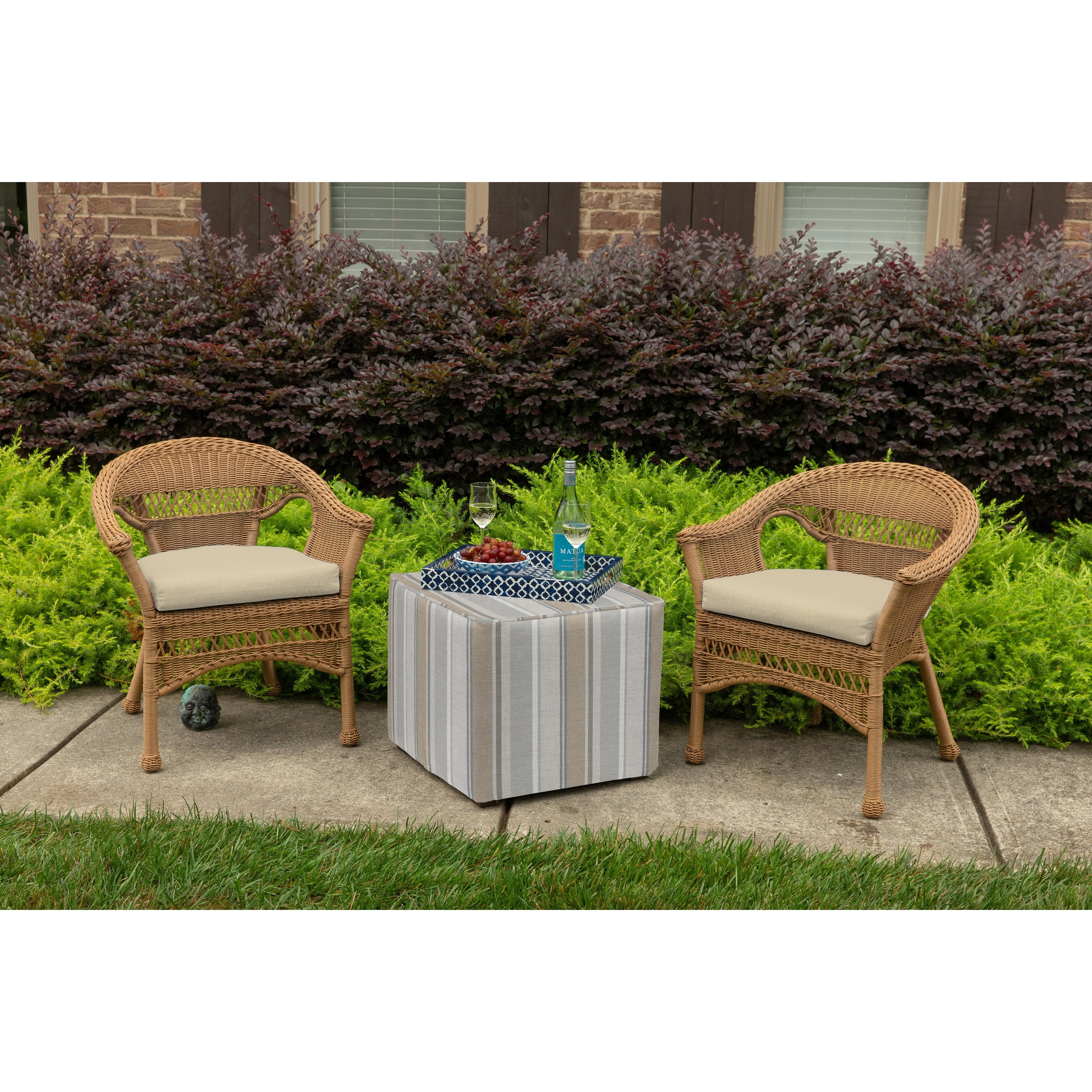 18 inch wicker chair cushions sale