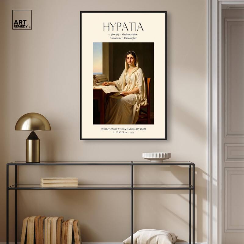 Philosopher of Alexandria Canvas by Art Remedy