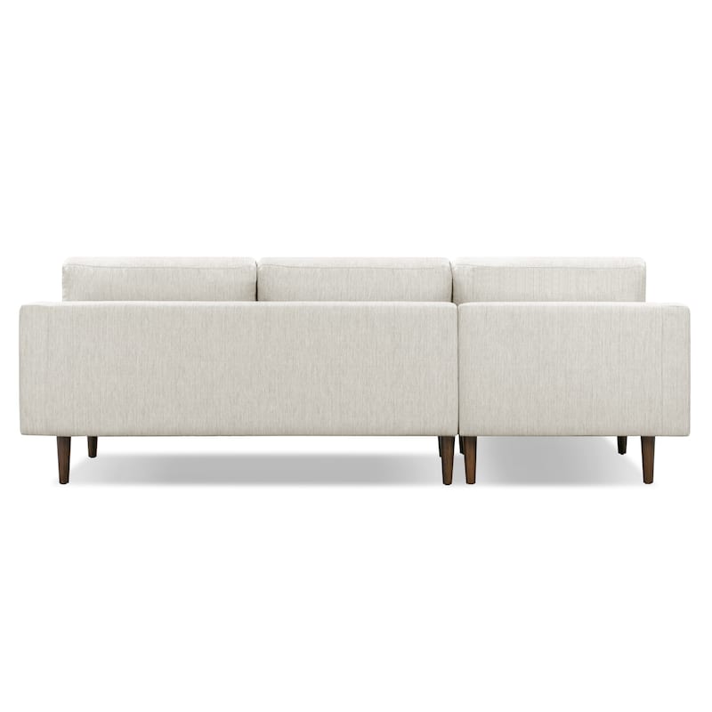 Poly and Bark Napa Fabric Left Sectional Sofa