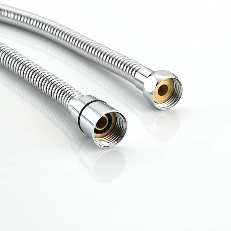 YASINU 26" Drill-Free Slide Bar Combo Rain Showerhead 7-Setting Spa System