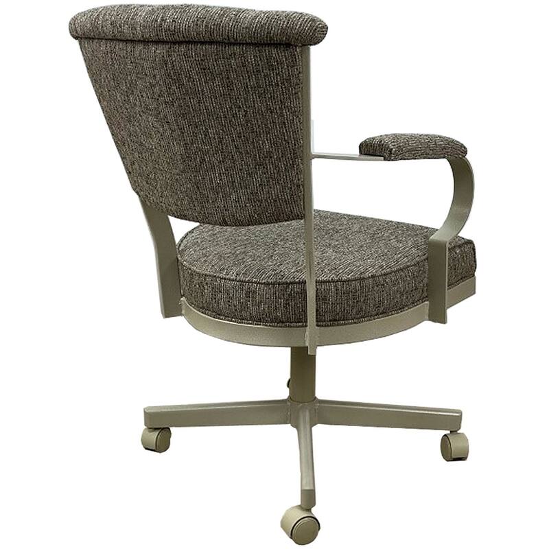 Miami Swivel Metal Caster Chair on Reading Base - 18" High Seat
