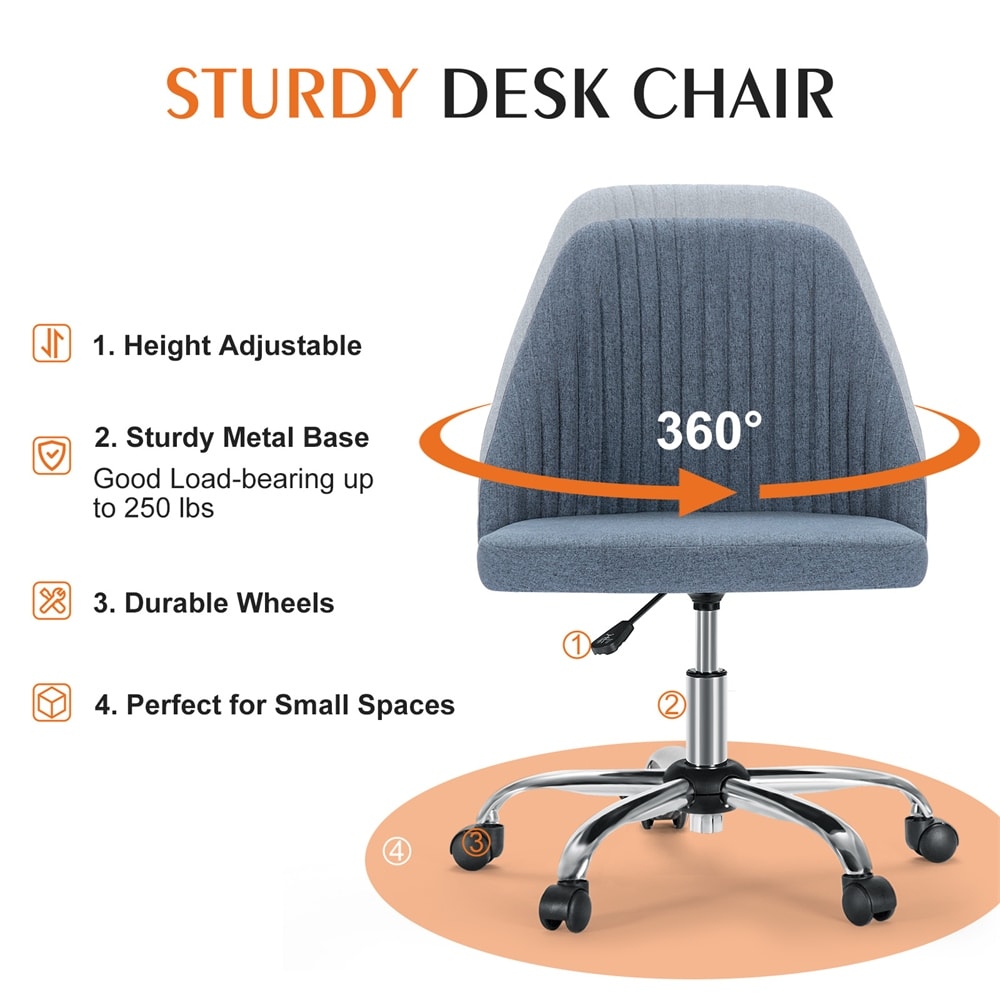 Small base sales office chair