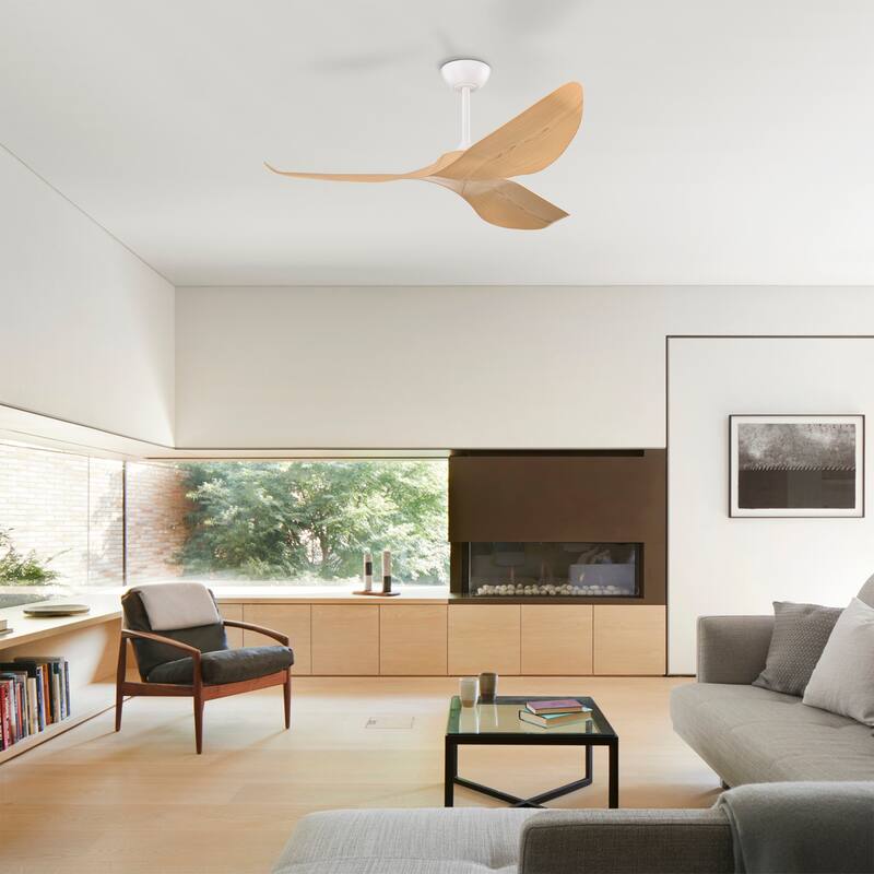 Duncan Modern 3 Bladed Ceiling Fan with Remote