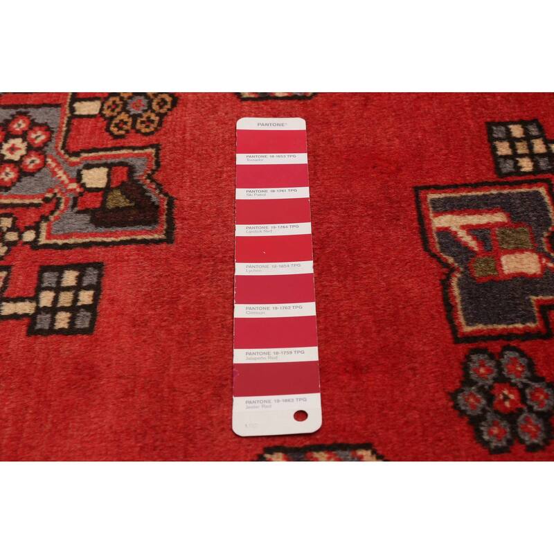 ECARPETGALLERY Hand-knotted Anadol Red Wool Rug - 4'2 x 6'11
