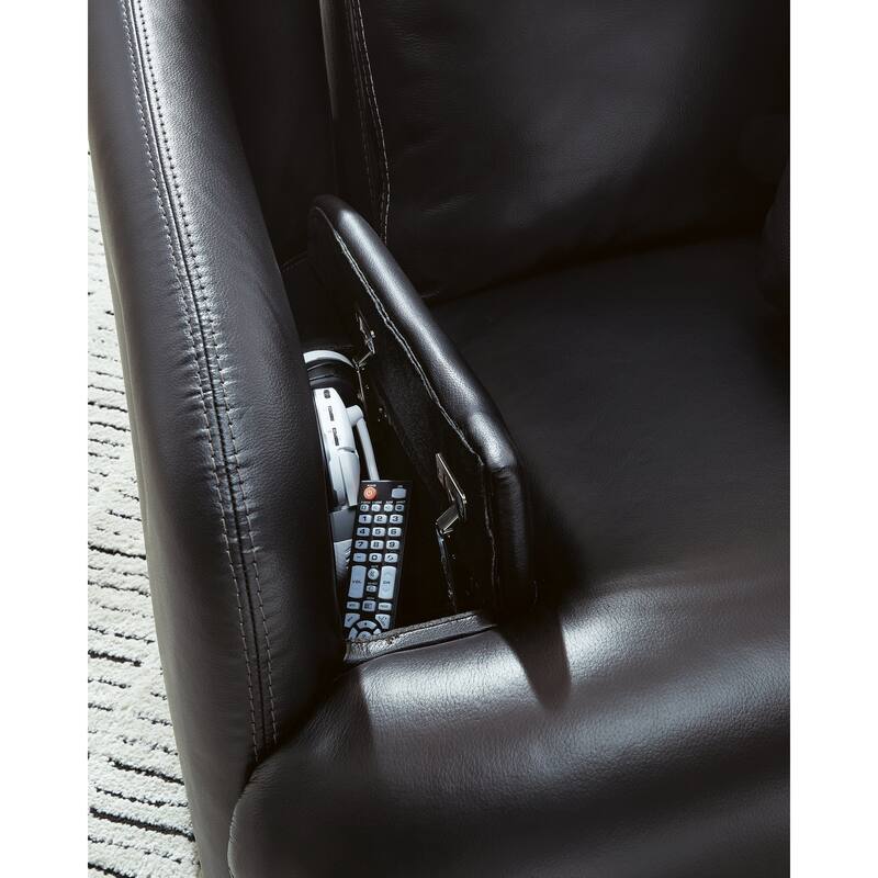 Signature Design by Ashley ModMax II Black Swivel Glider Recliner