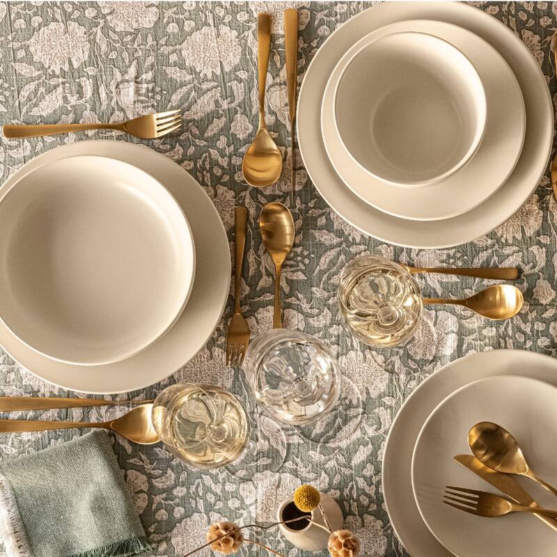 over&back Coupe Semi-Matte Stoneware Dinner Bowls - 30oz