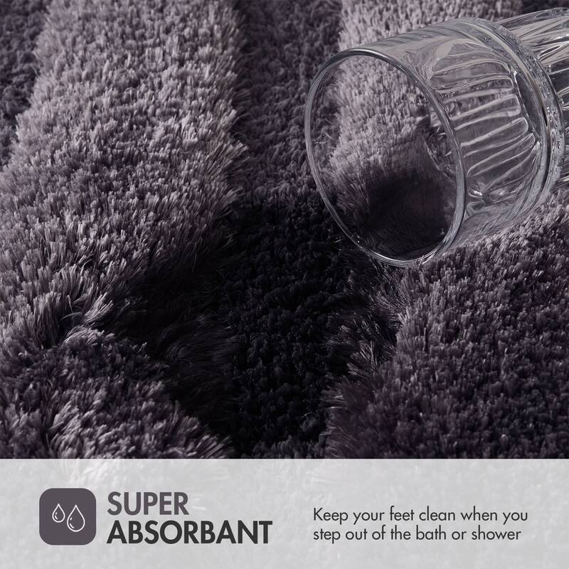 Madison Park Tufted Pearl Channel Solid Bath Rug