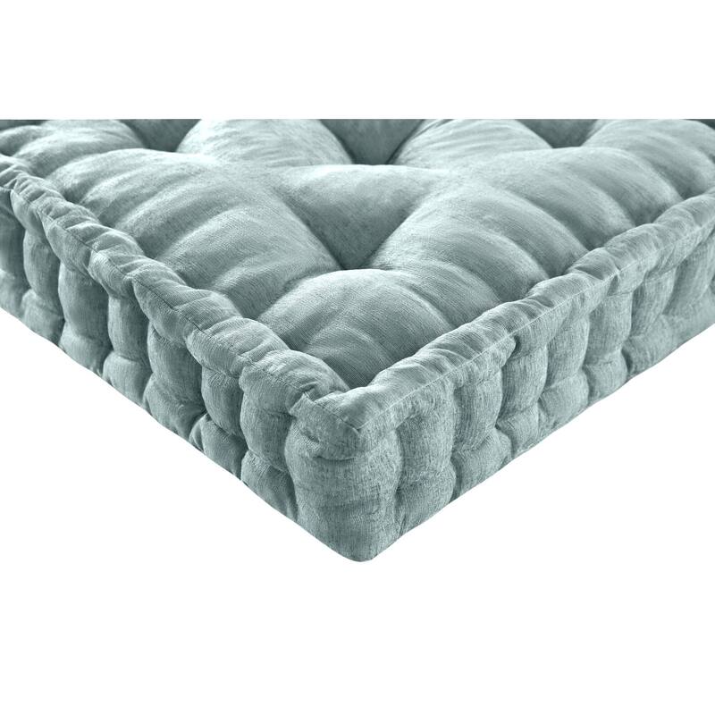 Intelligent Design Azza Poly Chenille Square Floor Pillow Cushion