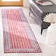SAFAVIEH Brentwood Gusta Traditional Oriental Rug - 2' x 8' Runner - Red/Ivory