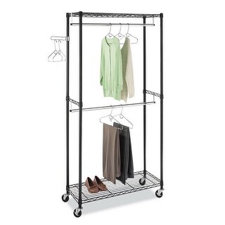Closet Organizer Garment Rack Clothes Hanger Home Shelf