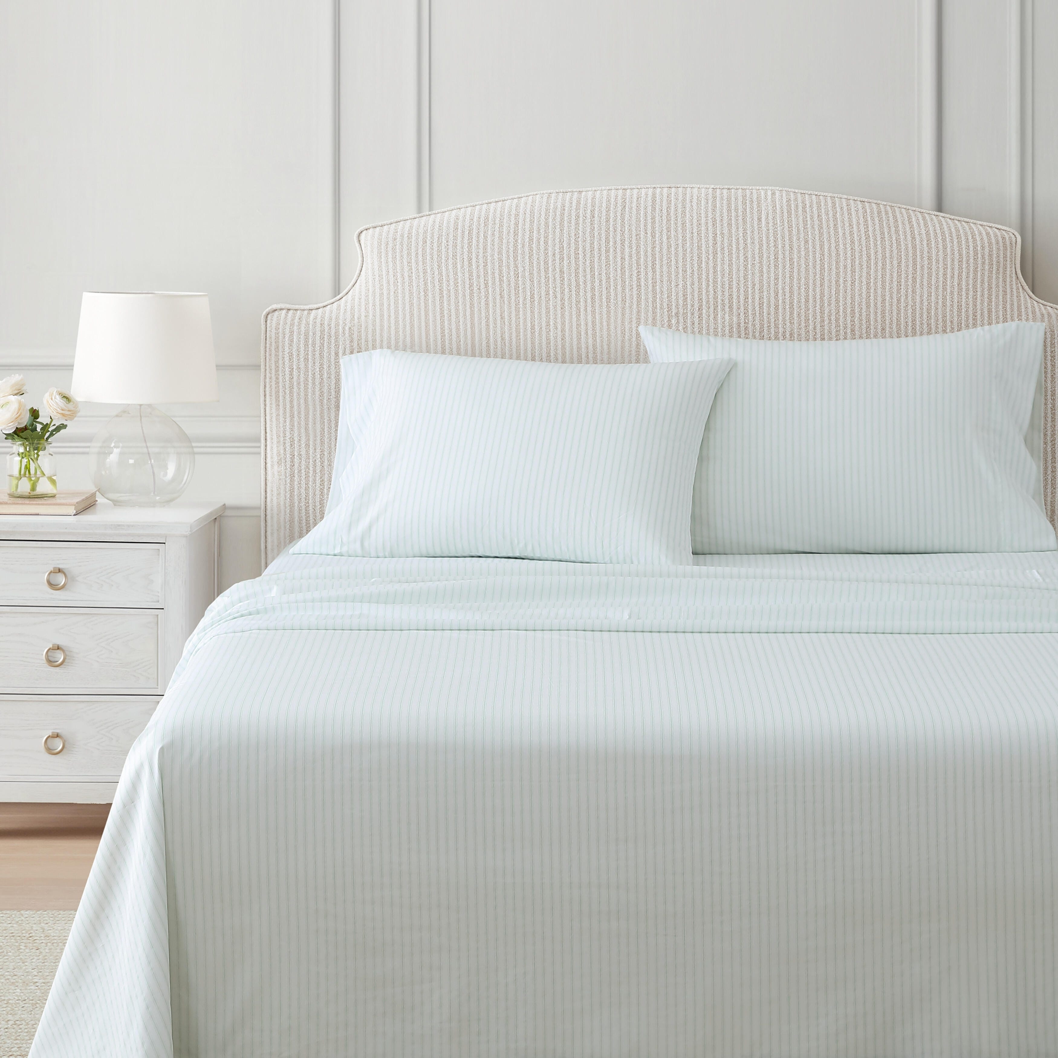 Martha Stewart Printed Cotton Percale Sheet Set