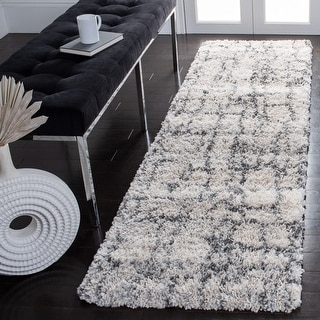 SAFAVIEH Fontana Shag Rosaleen Modern Abstract 2-inch Thick Rug