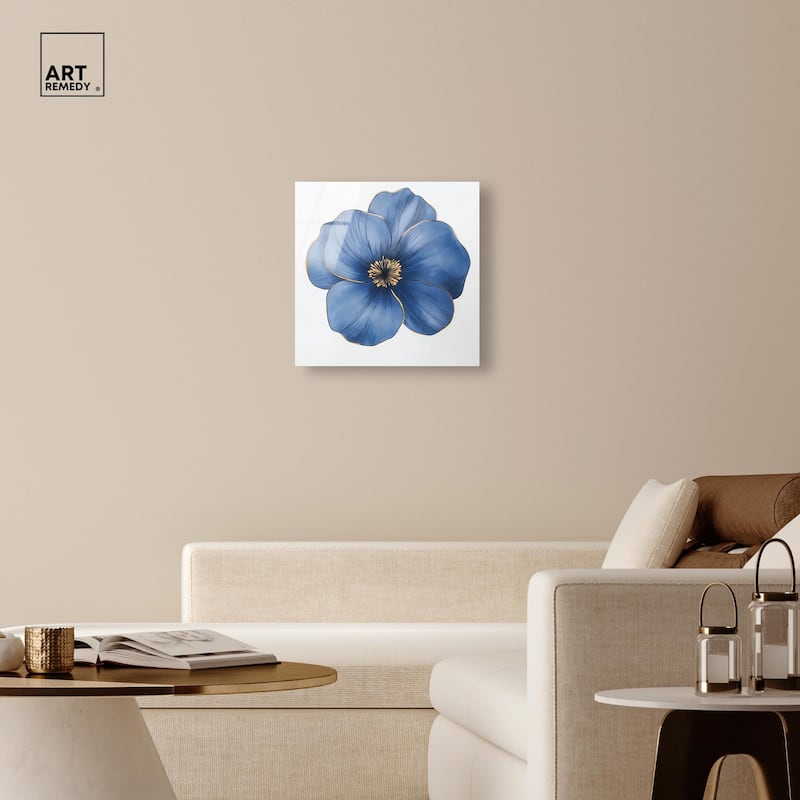 Blue Brilliance II Acrylic by Art Remedy, Ready to Hang