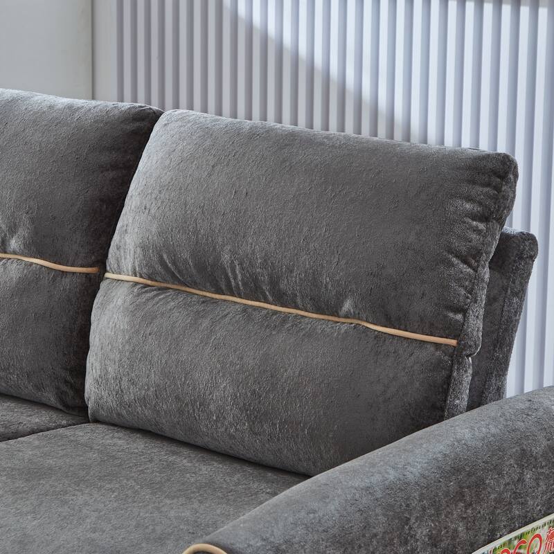 Pull Out Sofa Bed, 58-inch Sofa Bed, Sleeper Sofa, Loveseat Sofa with Adjustable 3 -Position Backrest