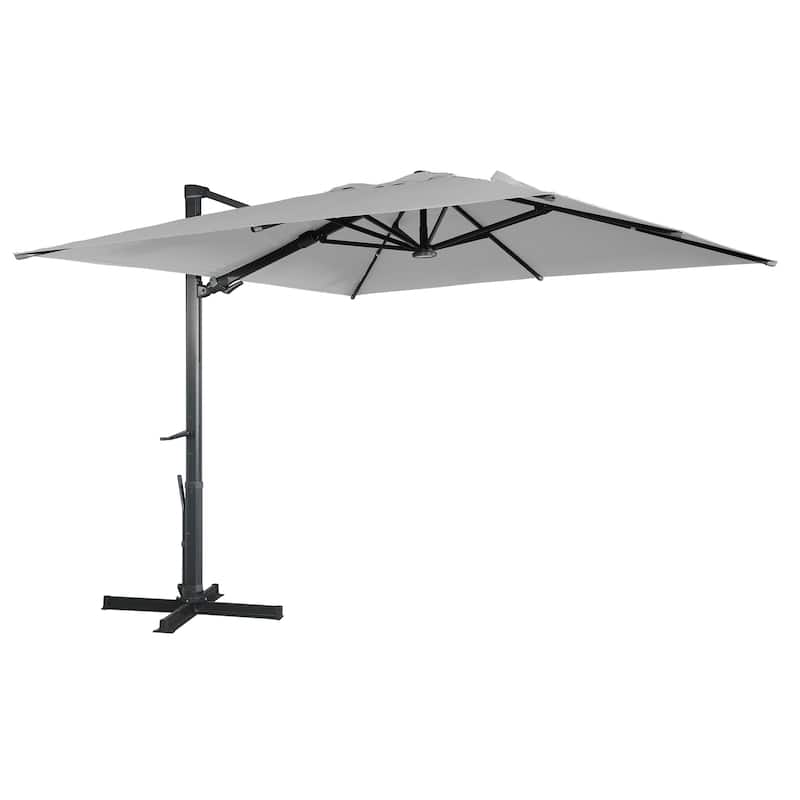 10FT Cantilever Umbrella Rectangular Crank Market Umbrella