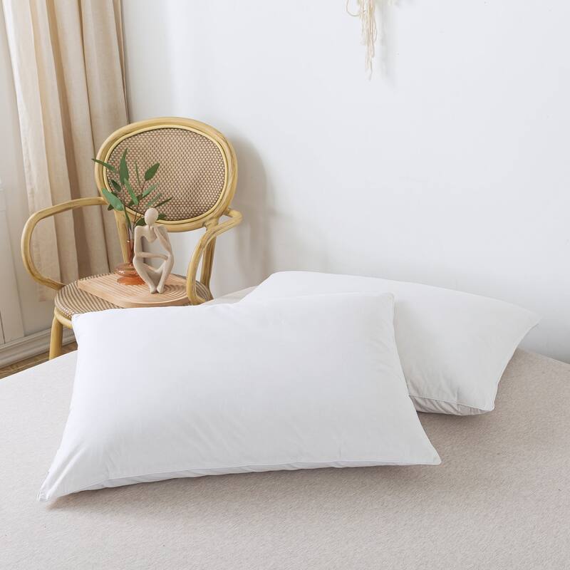 Better Feather Pillow - Jumbo - White - Medium - Mid Loft - Single - Jumbo
